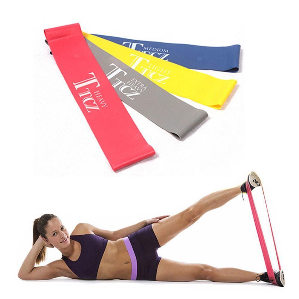 Sports Expander Gym Resistance Bands Elastic Band Strength Training Ruber