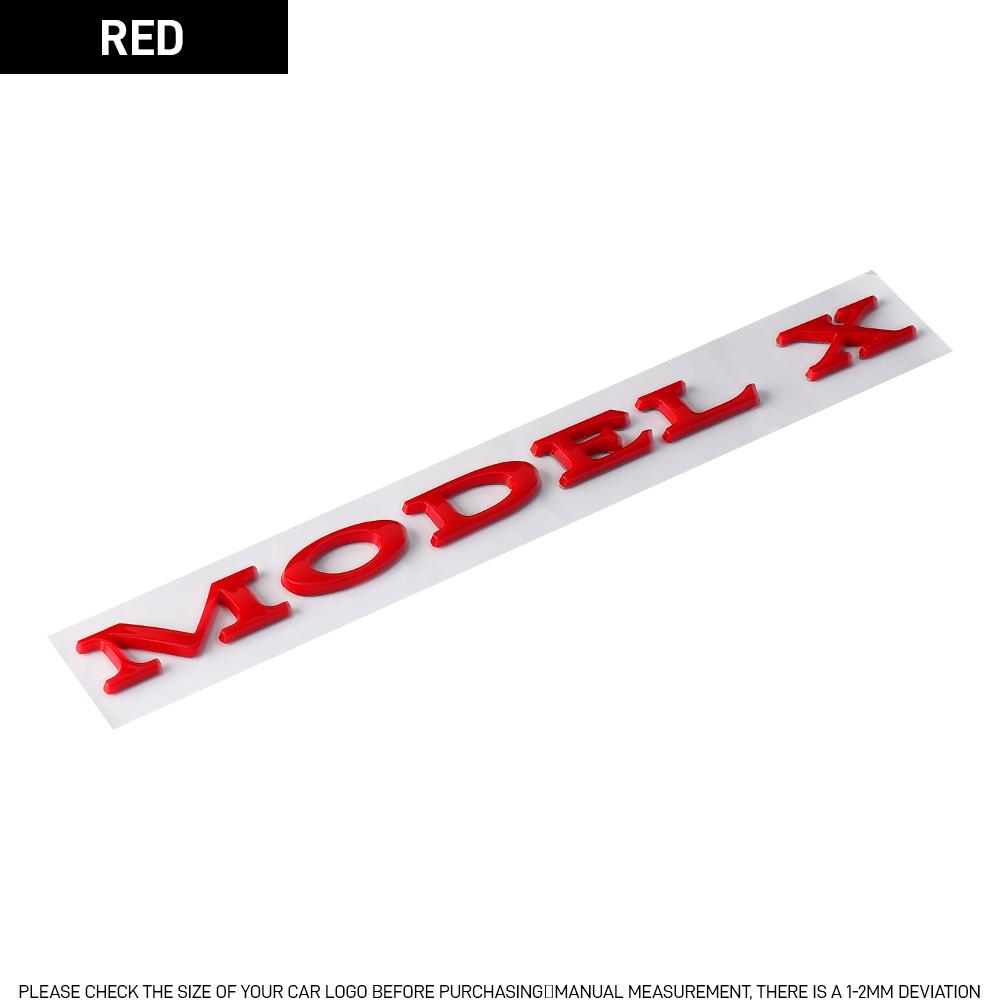 3D ABS Emblem Letters Car Rear Trunk Badge Sticker For Tesla Model Y Model S Model X SpaceX Bonina P85D Beast Roadster Juniper
