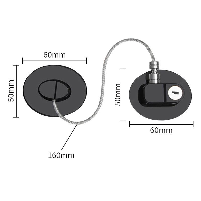 Child Safety Combination Lock for Windows and Refrigerators