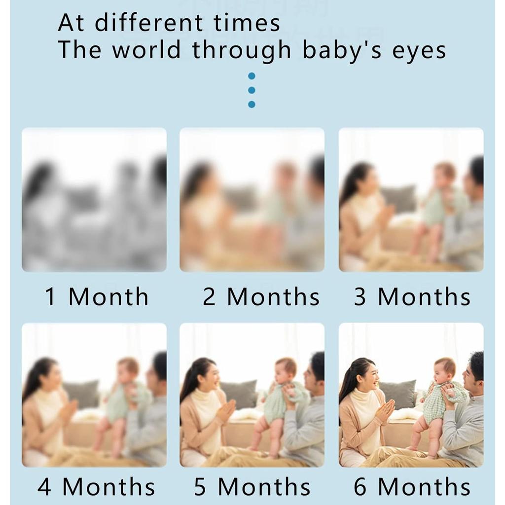 Baby Mirror Toy, Baby Toy From 3 Months, Baby Book, Toddler Education and Cognitive Toy, Educational Toy for Newborns Toddlers