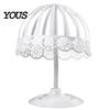 Hat Mannequin Head Stand Display with Arc Support, Shape Retention Lightweight Plastic Organizer, Cap for Retail Desktop Holder Rack Baseball Caps And