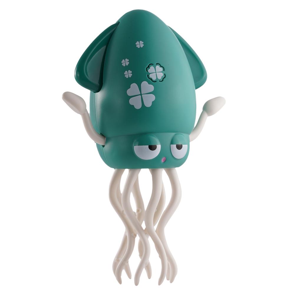 Dancing Squid Kids Electronic Pet Toys Interactive Development Toys Induction Lying Flat Squid with Light&Music Tummy Time Gifts