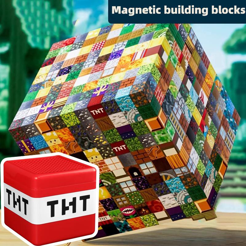 Магнитный конструктор Набор коробок для хранения Детские DIY сборные игрушки - Обучающие игрушки Модели из строительных блоков Рождественский подарок