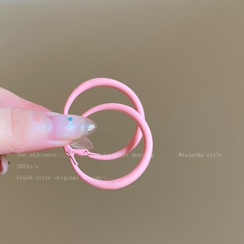 Pinkdudu Желтые серьги-подвески в стиле Дофамин Цветные серьги-кольца для летнего пляжного отдыха для женщин PD2525