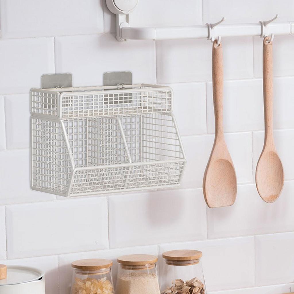 Подвесная корзина для хранения в фермерском доме для организации кухни