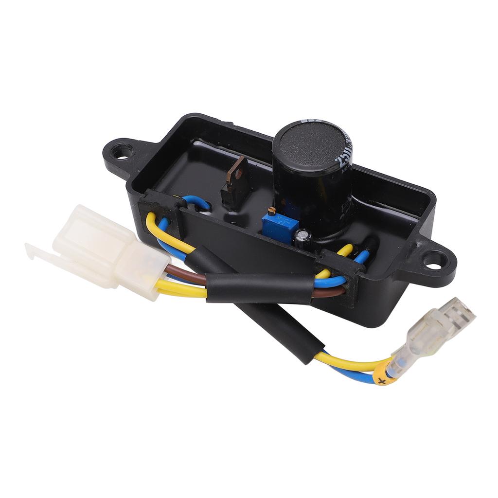 Single Phase Generator Automatic Voltage Regulator 6 Wire High Accuracy ABS Gasoline AVR for 2KW Generator