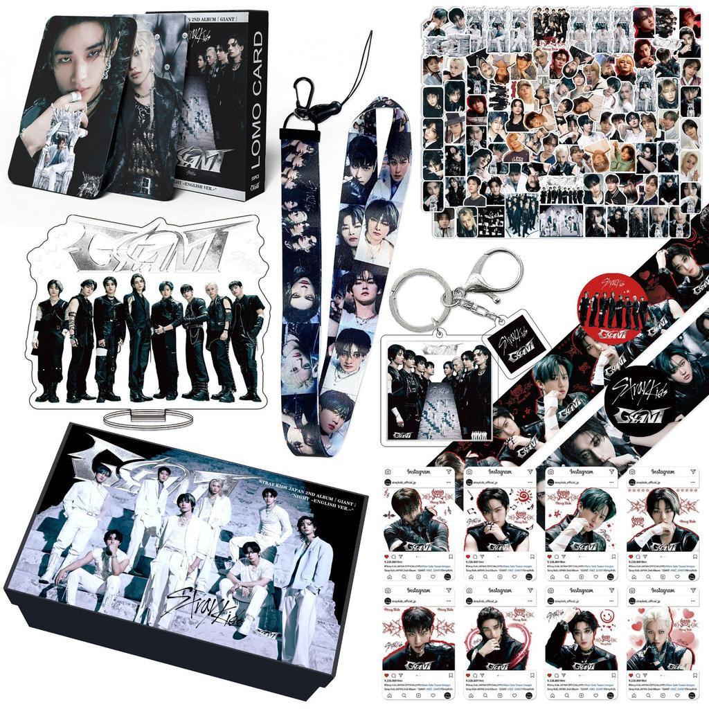 Skzoo Популярный Продажа Stray Kids Подарочный Кейс Skz Karma Альбом Do It Феликс Хёнджин Набор Мерча Ключевой Брелок Маленькие Карточки Наклейки Набор Подарок Фанату