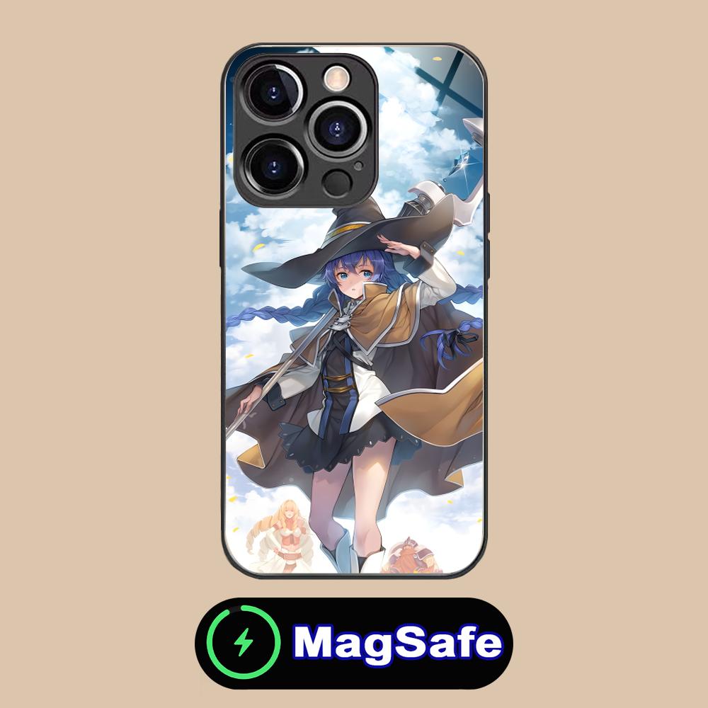Чехол для мобильного телефона Mushoku Tensei Roxy для iPhone 17 16 15 14 13 12 11 Air Pro Max Plus Mini MagSafe Стеклянный Цветной Чехол Люкс