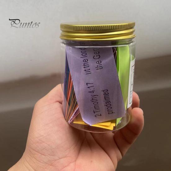 Банка со стихами из Библии Карточки с Священными Писаниями Богатые открытки ручной работы Успокаивающие тревогу эмоциональные карточки со стихами Бутылка с алфавитом