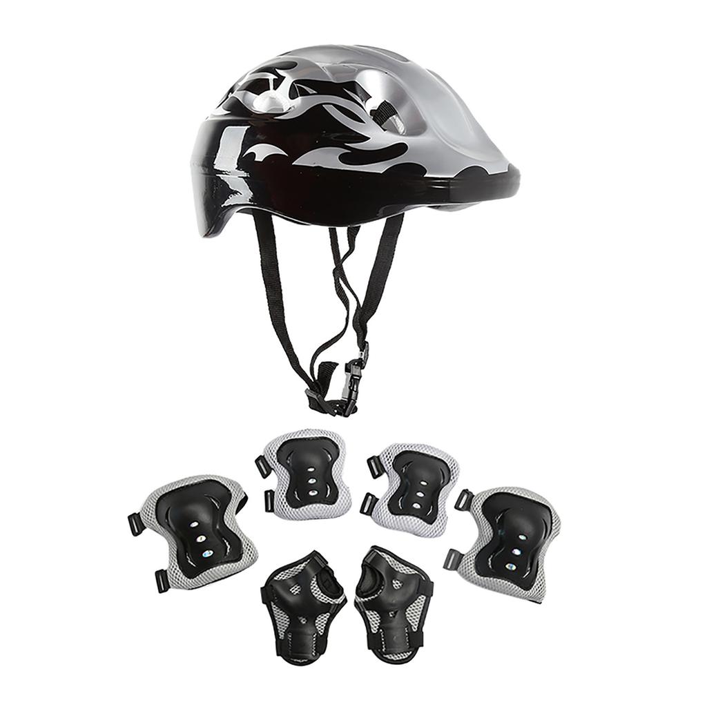 7Pcs/Set Children's Skating Protective Gear Children Kids Safety Helmet Knee