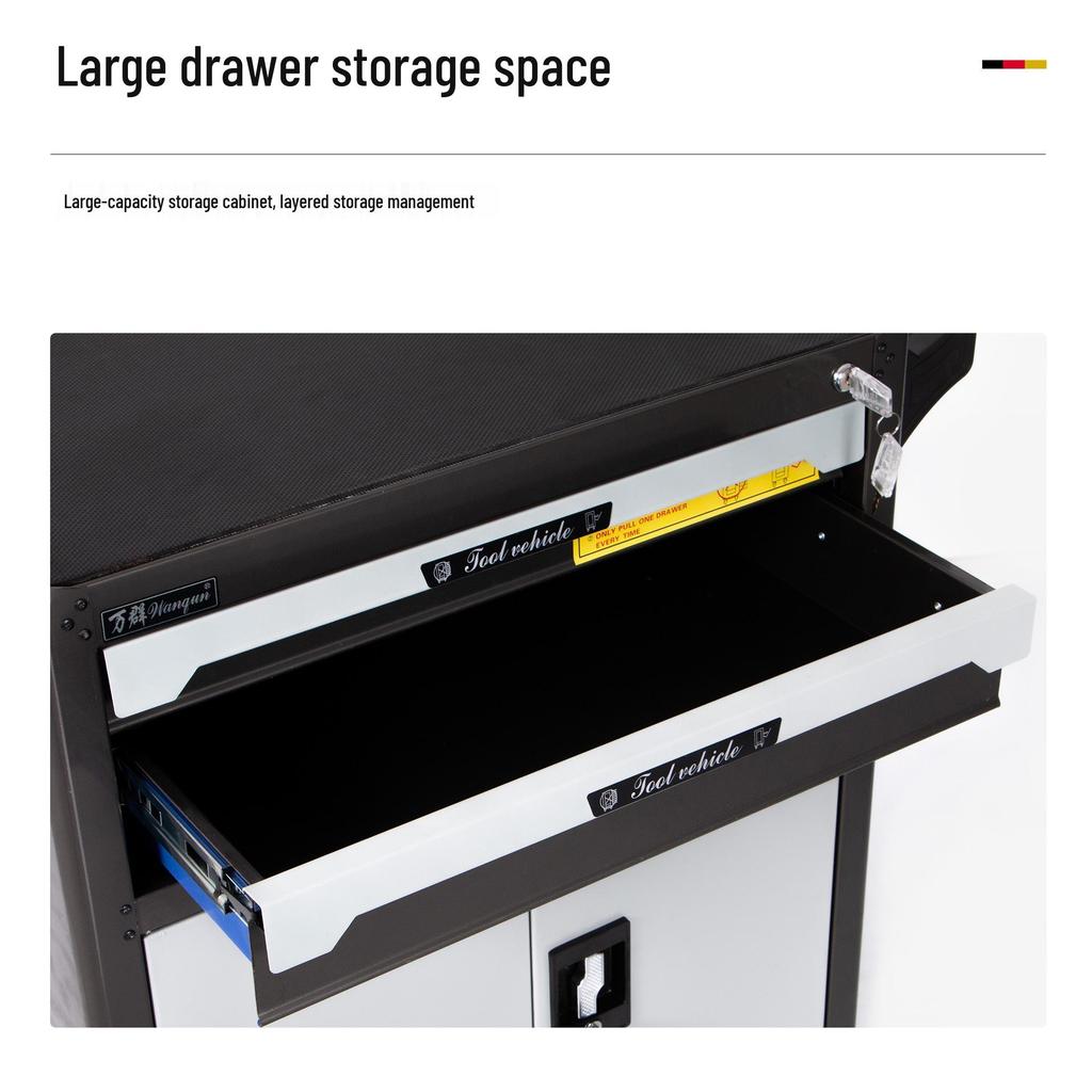 Бесшумная тележка с многофункциональным инструментом и сверхпрочный шкаф для хранения для мастерских