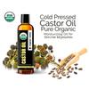 Organic Netra Castor Oil for Skin and Hair 8.8 Oz Softening, Smoothening & Moisturizing Skin & Hair