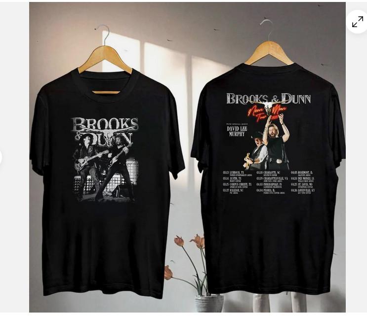 Brooks And Dunn 2025 Tour Shirt Brooks amp Dunn Neon Moon Tour Gift For Fans Unisex T-Shirt