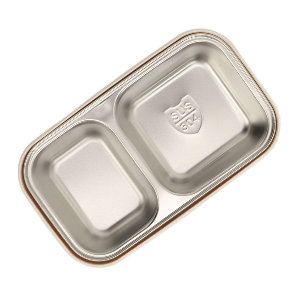 3 Compartments Compartment Lunch Box Double Layer Thermal Lunch Box Food Container For Travel