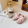 Девичьи бархатные кроссовки принцессы - Новинка 2025 Осень/Зима, Повседневные кеды для малышей и детей