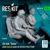 Reskit 1/35 CH-54A Tarhe Crew with Seats, Early 1962-1968, Set of 3 (for ICM), Plastic Model Kit Parts, RSKF35-0010 (Airplane)