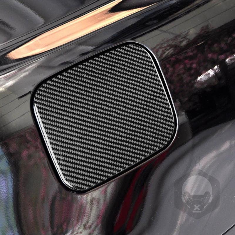 Real Carbon Fiber Car Accessories Fuel Gas Cap Panel Trim Cover Soft Sticker For Toyota Camry XV40 2006 2007 2008 2009 2010 2011