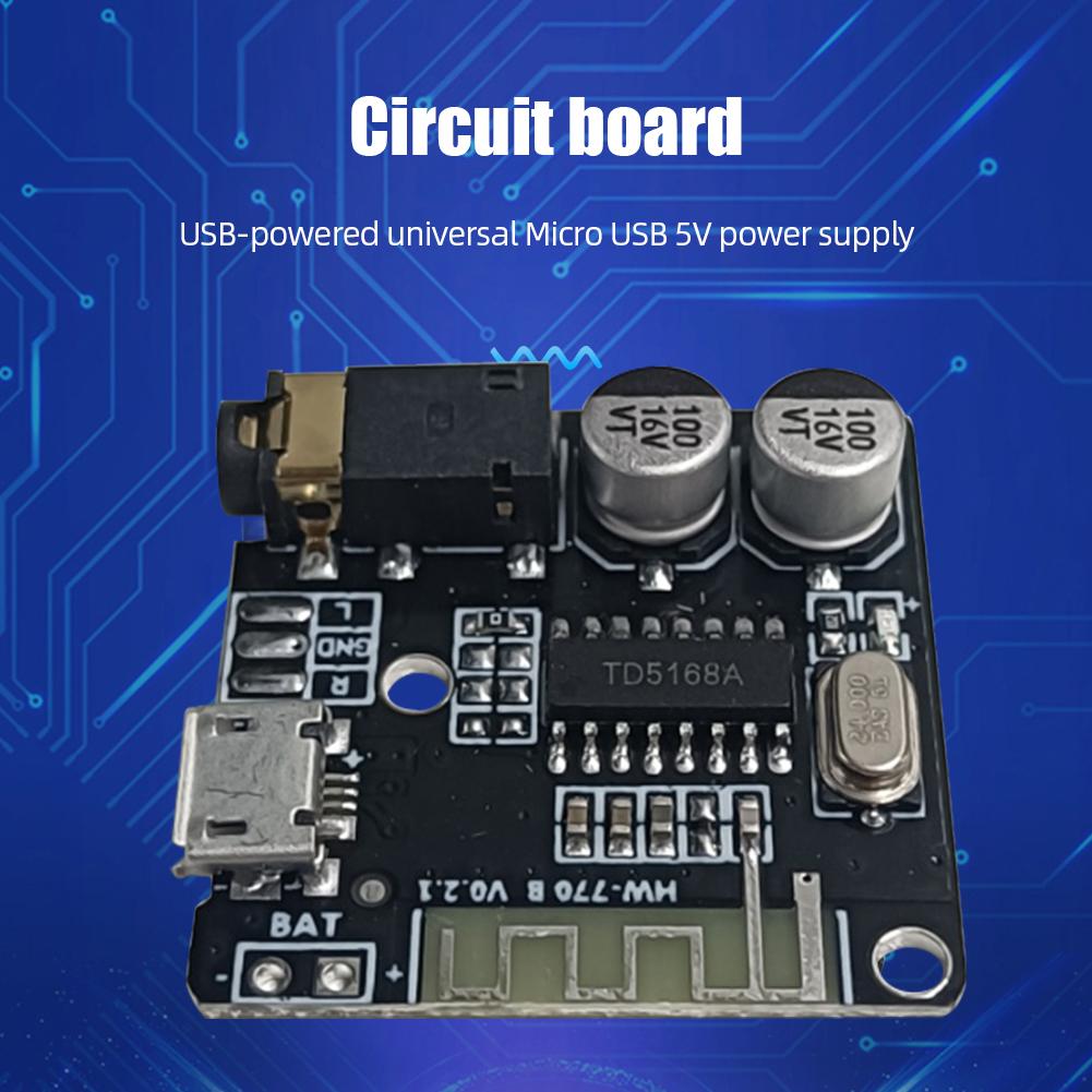 20-1PCS VHM-314 Плата Bluetooth-аудиоприемника, плата декодера MP3 без потерь, беспроводной стереомузыкальный модуль Bluetooth 4.1/5.0 3,7-5 В