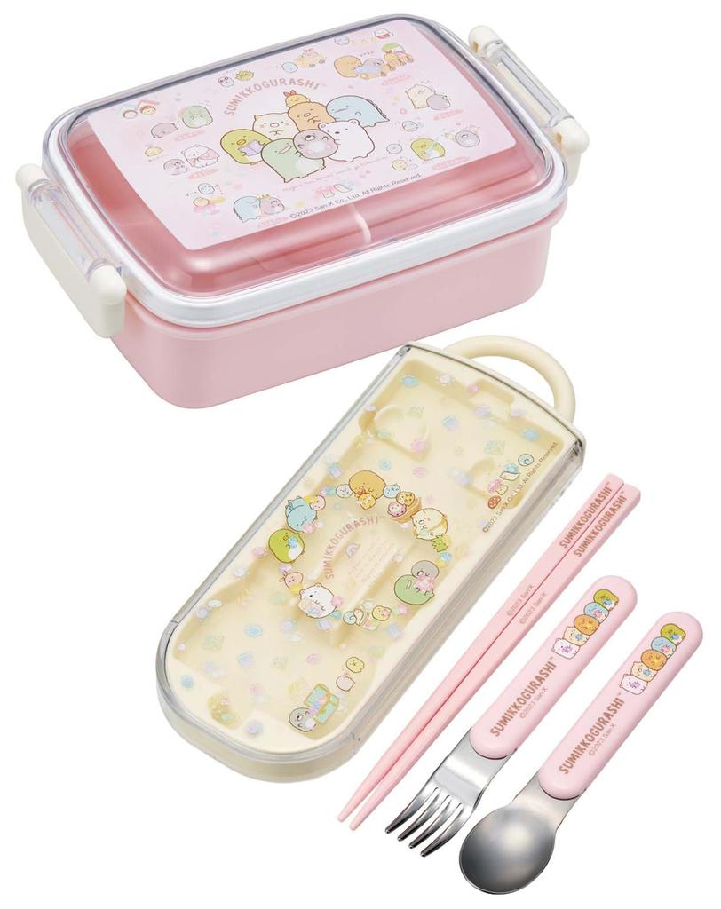 Skater Lunch Single Sumikkogurashi House Made in Japan Kids' Box, Tier, 450ml, Dome-Shaped, Mole's Design, Antibacterial, (RBF3ANAG-A)
