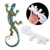 DIY Crystal Epoxy Wall Decoration Resin Molds Hanging Ornament Gecko Silicone Mold Casting Mould