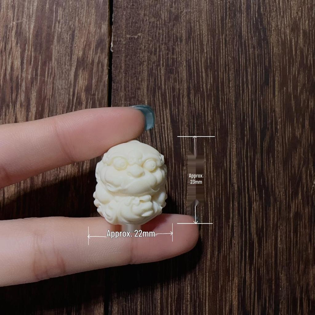 Резной кулон для DIY-украшений цвета слоновой кости: Аксессуары в трехпроходном стиле