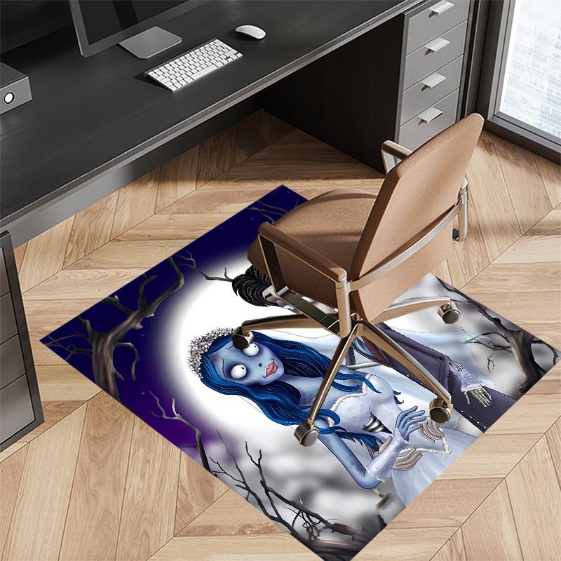 sorrow love The Corpse Bride Printed Absorbent Washable Carpet, Non-Slip Bathroom Mats, Kitchen Rugs, Yoga Mat,Living Room Entrance, Camping Picnic Ru