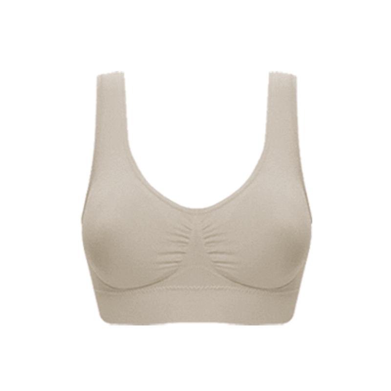 Women Pure Color Plus Size Ultra-thin Large Bra Sports Bra Full Bra Cup Bra