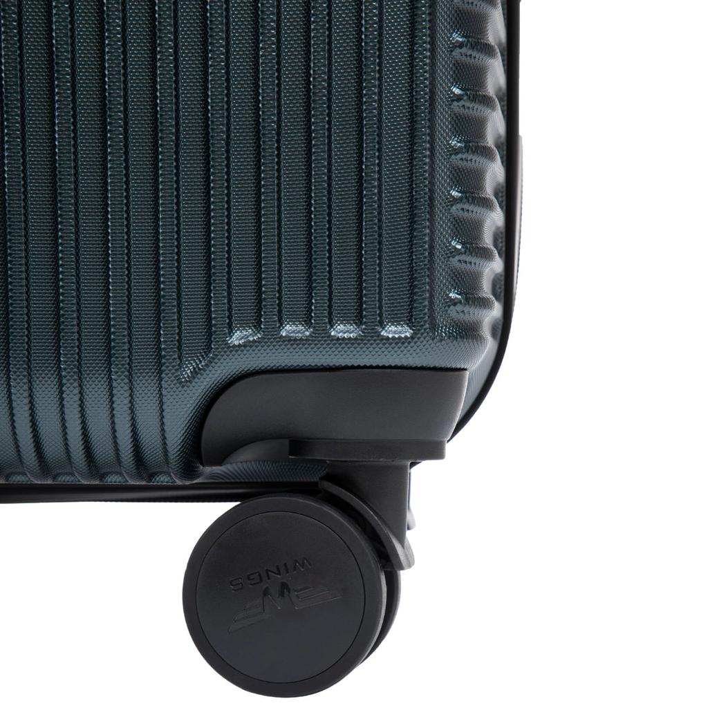Wings Pc Eco Jackdaw 20" Dark Green Cabin Suitcase