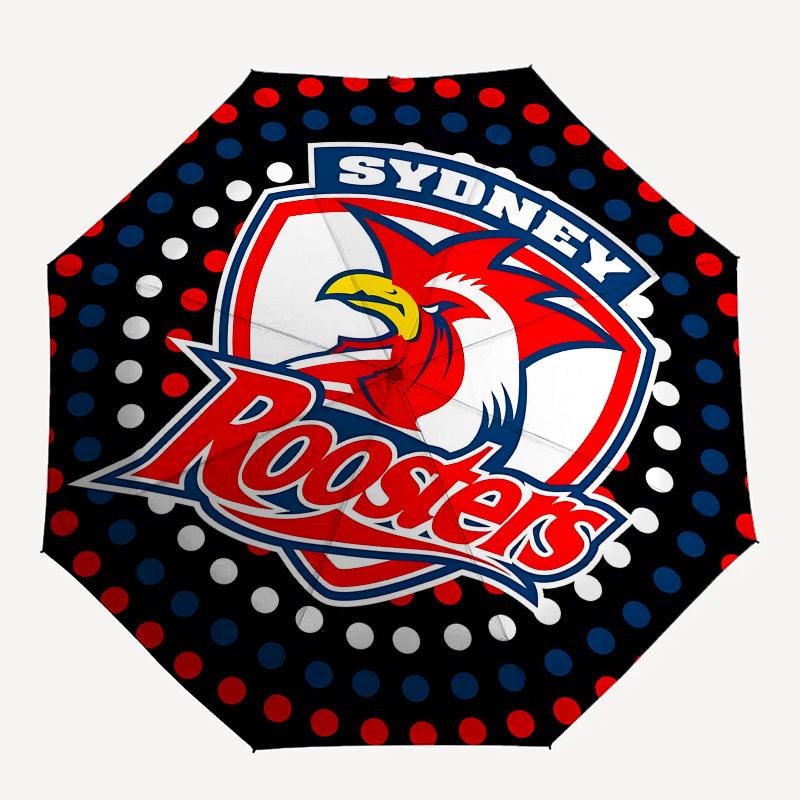 Sydney Roosters,  Automatic Opening and Closing, 8 rib Structure Portable Umbrella, Suitable for Men and Women in All Seasons  Perfect Gift