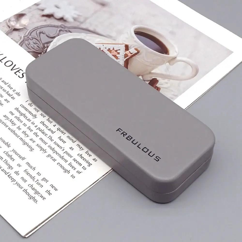 Корейский Простой Футляр для Очков Хранение Солнцезащитных Очков Высококачественный Однотонный Футляр для Хранения Очков для Студентов Мальчиков и Девочек