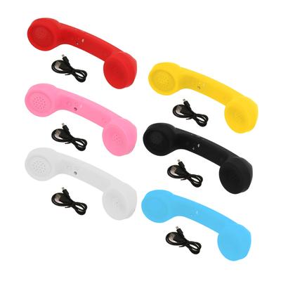Телефонная трубка Bluetooth, ретро-радиостойкая, перезаряжаемая, беспроводная, мобильный телефон, трубка, приемник