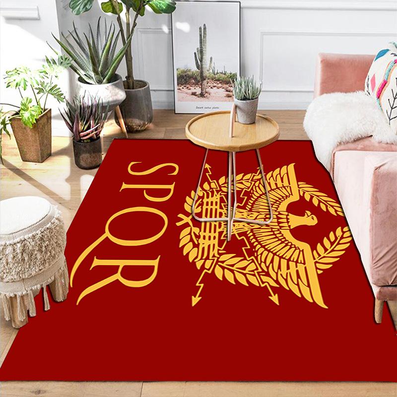 Ancient Roman Empire SPQR Rug Floor Mat for Living Room or Bedroom Soft and Comfortable Carpet a Gift for Birthday and Holiday.MFF0918249