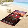 Tampa Bay Buccaneers Print Beach Towel, Large Soft Quick Dry Towel for Beach Camping Swimming