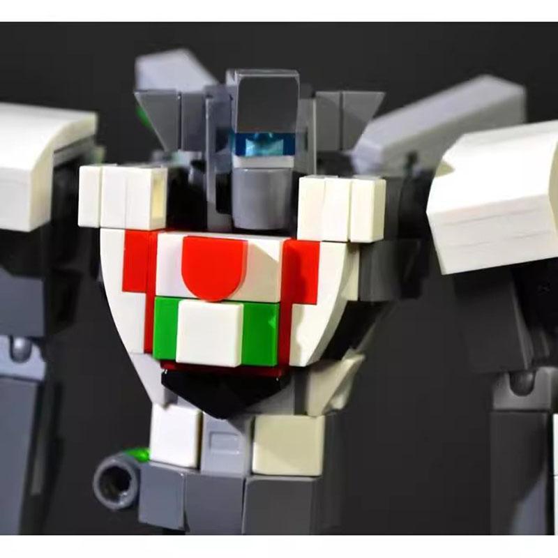 MOC Double Knife Robot 271PCS Electronic Drawing Splicing Block Model Toy