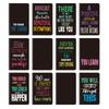 Набор из 12 мотивирующих блокнотов, маленькие карманные вдохновляющие цитаты, блокноты для детей, студентов, учителей, школьные принадлежности