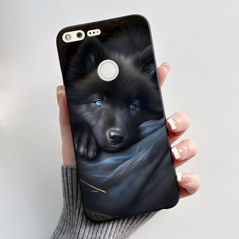 Роскошный Милый Кролик Любовь Мультяшный Забавный Чехол Для Google Pixel XL Pixel1 1 XL Черный Силиконовый Мягкий Чехол Для Телефона Защитная Задняя Крышка