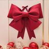 Christmas Large Bow Decoration for Wedding Birthday Party Backdrop Wall Holiday Celebration Photo Prop Home Photography Ornament