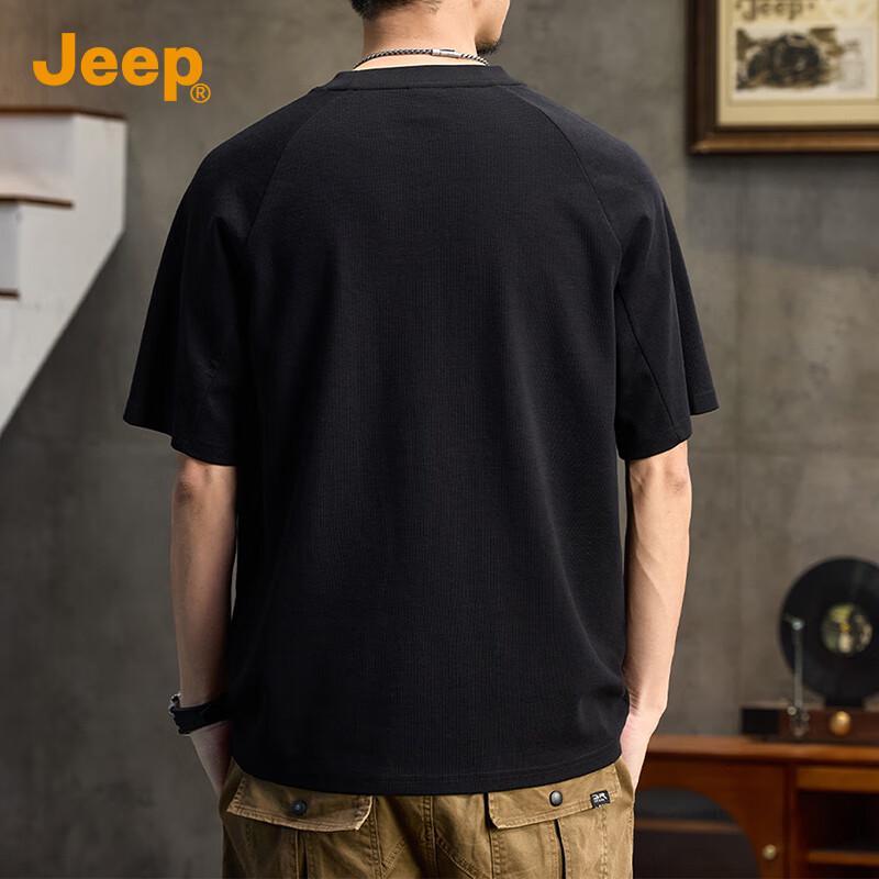 Jeep Мужская повседневная футболка с круглым вырезом и коротким рукавом