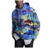 Men's Loose Printed Hooded Sweatshirt Men's Casual Fashion Sports Sweatshirt