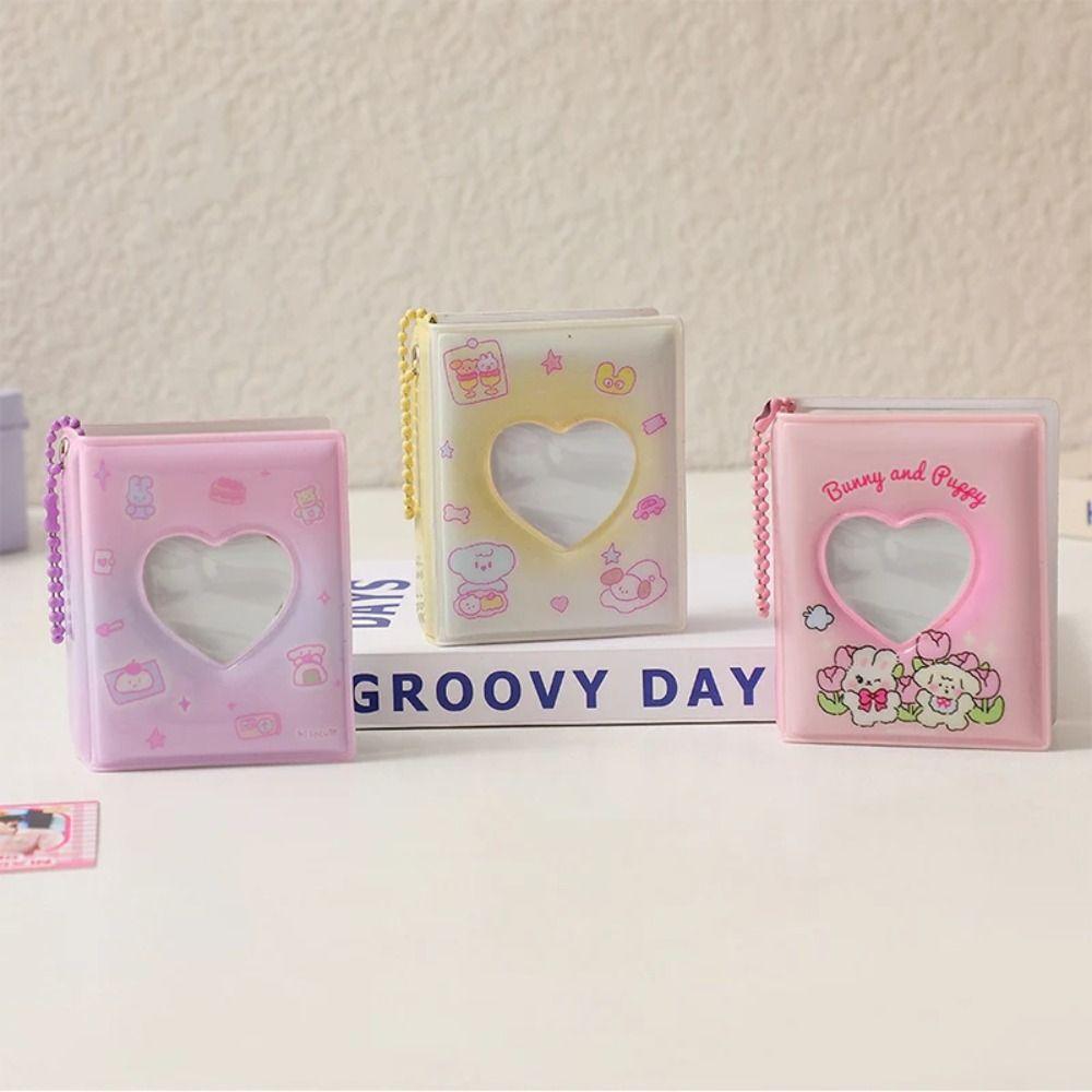 Hollow Mini Photo Album 2 Inch Photo Card Holder Mini Name Card Book