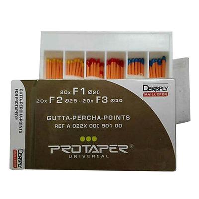 Универсальные гуттаперчевые штифты Dentsply Protaper F3 ( 60PCS) БЕСПЛАТНАЯ ДОСТАВКА