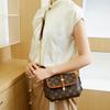 Women's Bag 2026 New Model Genuine Leather Fashionable Simple Handheld Small Square Bag Women's High-End Shoulder Bag Crossbody Bag Small Bag