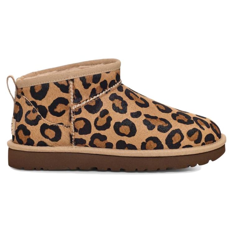 UGG Классические ультрамини ботинки 'Леопард' Женские 1134523-NAT