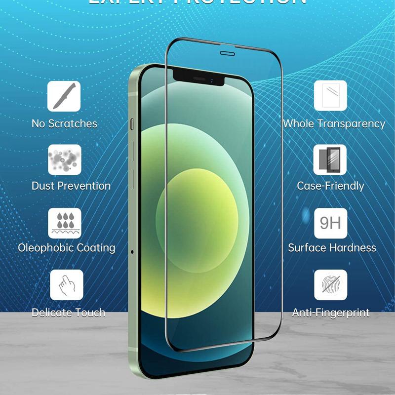 2 шт. полное покрытие защитное закаленное стекло для Apple iPhone 14 11 12 13 Pro Max XS XR 12 мини-защитная пленка для экрана iPhone 7 8 14 Plus стекло