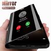 Vertikal Ko'zgu Stend Qopqoq Yiqilishga Qarshi Smartfon Charm Qopqog'i IPhone Huawei Samsung Xiaomi Va H.k. Uchun
