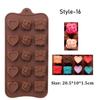 Jelly Pudding Fruit Gummy Candy Silicone Molds Animal Chocolate Cake Baking Tool Mold Ice Resin Mould 3D DIY