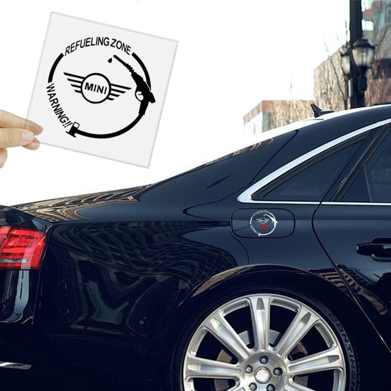 Виниловые светоотражающие наклейки на крышку бензобака с эмблемой автомобиля, аксессуары для Mini Cooper One S Clubman R50 R53 R56 R60 F55 F56 R57 R58 R59