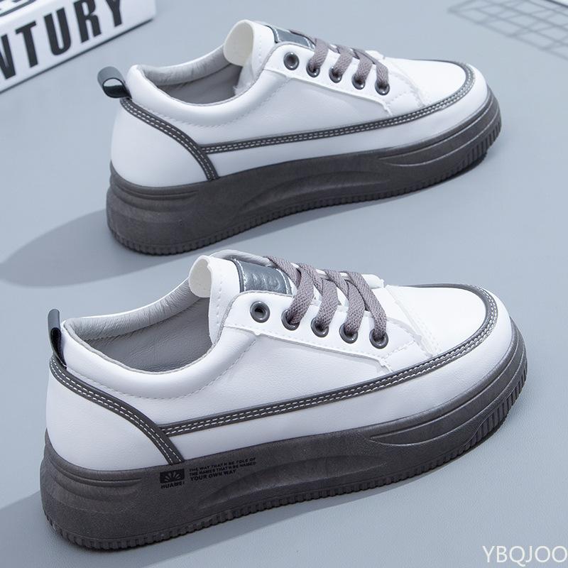 Fashion Casual Women's Shoes Autumn Styles Are High All-match White Shoes Platform Shoes Leisure Walking Shoes for Women