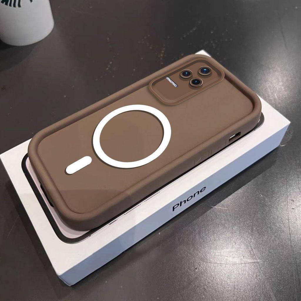 Мягкий чехол из ТПУ цвета Моранди для Xiaomi POCO F4 с железным кольцом для магнитных аксессуаров, ударопрочный чехол
