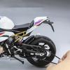1/9 BMW S1000RR Alloy Racing Motorcycle High Simulation Metal Street Sports Motorcycle Model with Light Collection Children Toy Gift